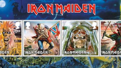 Οι Iron Maiden γίνονται συλλεκτικά γραμματόσημα από τα βρετανικά Ταχυδρομεία