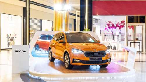 Η νέα Skoda Fabia στο εμπορικό κέντρο Golden Hall