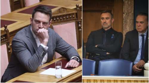 Στη Βουλή ο Κασσελάκης για τη συζήτηση για τον γάμο των ομόφυλων ζευγαριών - Στα θεωρεία Καπουτζίδης και Σεργουλόπουλος