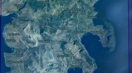 Φωτιά στη λακωνική Μάνη: Χωρίς ενεργό μέτωπο στα Λαγκάδια - Ενεργοποιήθηκε με εντολή Χαρδαλιά ο Copernicus