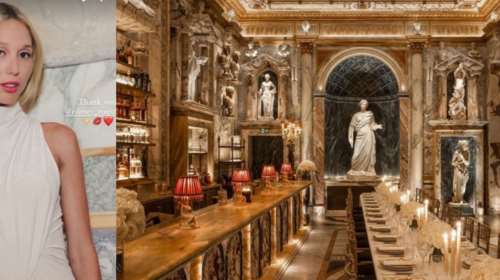 Μαρία Ολυμπία: Εντυπωσίασε με υπέροχο λευκό φόρεμα στο δείπνο του οίκου Balmain, στο υπερπολυτελές εστιατόριο Bacchanalia