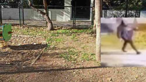 Χαλάνδρι: &quot;Με λένε Βασιλική&quot; - Γυναίκα με μάσκα και κουκούλα παράτησε το 2 μηνών κοριτσάκι στην παιδική χαρά [Βίντεο]