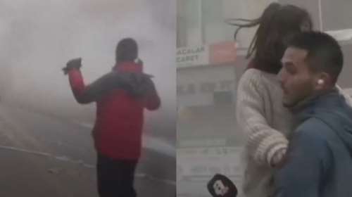 Τουρκία: Συγκλονιστικό βίντεο - Ο δεύτερος σεισμός σε ζωντανή μετάδοση - Ο ρεπόρτερ πήρε αγκαλιά κοριτσάκι