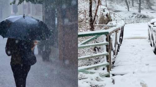 Κακοκαιρία: Μήνυμα από το 112 στη μισή Ελλάδα - Ισχυρές καταιγίδες, χαλάζι και χιονοπτώσεις - &quot;Αποφύγετε τις μετακινήσεις&quot;