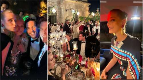 Τατιάνα Μπλάτνικ - Μαρί Μπλανς: Με χλιδάτα looks σε κοσμικό πάρτι γάμου στη Σικελία - Το tribal look της κόρης και η &quot;χρυσή&quot; μαμά