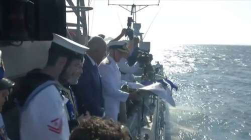 Στην Τήνο ο Δένδιας για τον εορτασμό της Κοιμήσεως της Θεοτόκου και την επέτειο τορπιλισμού του καταδρομικού &quot;Έλλη&quot; [βίντεο]