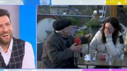 Χαμός στον αέρα του &quot;Mega Καλημέρα&quot; με τον 100χρονο κυρ Φώτη: &quot;Είχα πολλές γκομενίτσες...&quot; [βίντεο]