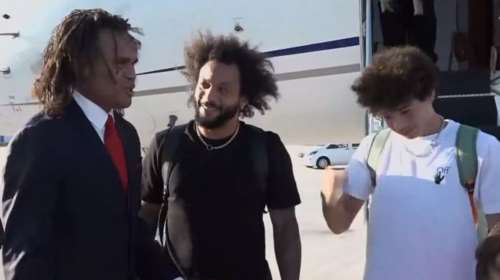 Ολυμπιακός: Έφτασε στην Ελλάδα ο θρυλικός Μαρσέλο - Τον υποδέχτηκε ο Καρεμπέ στο αεροδρόμιο [Βίντεο]