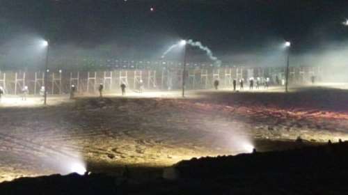 Έβρος: Νέα βίντεο από την οργανωμένη επίθεση  - Η απόπειρα να περάσουν τον φράχτη