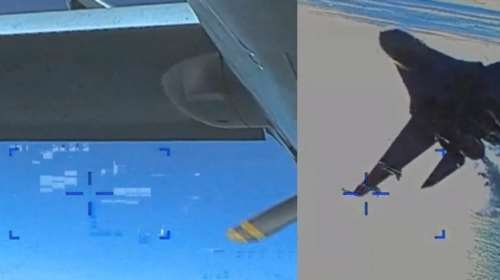 Βίντεο ντοκουμέντο με το ρωσικό μαχητικό πριν χτυπήσει το αμερικανικό drone στη Μαύρη Θάλασσα