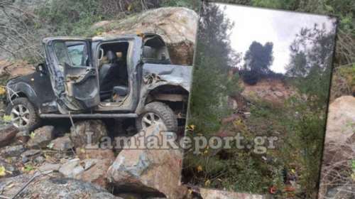 Τραγωδία στην Εύβοια: Αυτό είναι το όχημα που έπεσε σε γκρεμό 40 μέτρων [εικόνες]