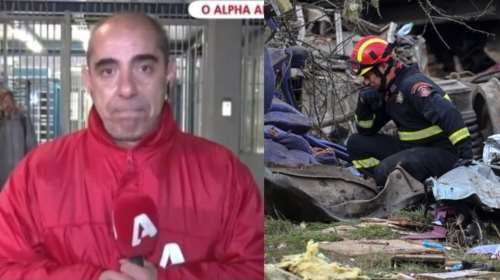 Τραγωδία στα Τέμπη: Λύγισε στον &quot;αέρα&quot; ο ρεπόρτερ του Alpha - &quot;Σα να έβλεπα τα δικά μου παιδιά&quot; [Βίντεο]