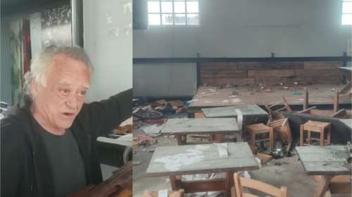 Κυπαρισσία: Άγνωστοι βανδάλισαν το &quot;Τρενοτεχνείο&quot; του Νίκου Καλογερόπουλου - Ξέσπασε σε κλάματα ο ηθοποιός [εικόνες - βίντεο]