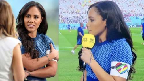 Μουντιάλ: Δημοσιογράφος του BBC έκανε ότι δεν μπόρεσε ο Κέιν - Φόρεσε το περιβραχιόνιο OneLove υπέρ των ΛΟΑΤΚΙ+