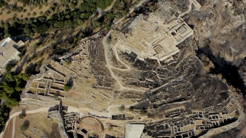 Βίντεο που κόβει την ανάσα: Από ψηλά οι Μυκήνες πριν και μετά τη φωτιά