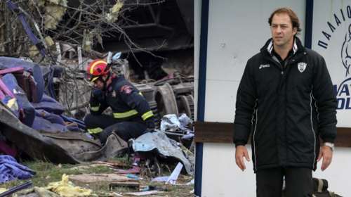 Τραγωδία στα Τέμπη: Viral η φωτογραφία με τον ήρωα διασώστη της ΕΜΑΚ να κλαίει - Προπονητής πόλο στον ΠΑΟΚ