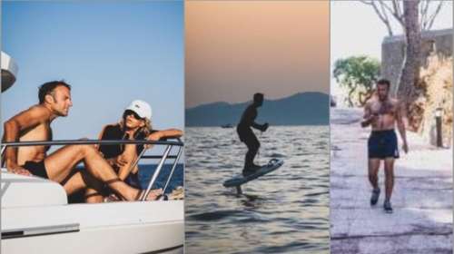Αξύριστος και ξυπόλητος ο Μακρόν, μόνο με το μαγιό: Έναν ολόκληρο μήνα διακοπές μαζί με την απόλυτα fit Μπριζίτ