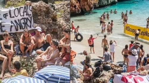 Εξω φρενών οι ντόπιοι με τους τουρίστες στη Μαγιόρκα: Τους φωνάζουν &quot;go, go, go&quot; και τους διώχνουν από τις παραλίες