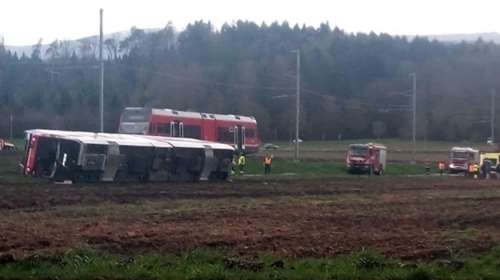 Ελβετία: Εκτροχιασμός δύο τρένων μέσα σε 20 λεπτά λόγω θυελλωδών ανέμων - 12 τραυματίες
