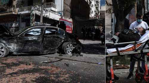 Βίντεο - ντοκουμέντο: Η στιγμή της πρόσκρουσης του κλεμμένου αυτοκινήτου στη Λιοσίων μετά την τρελή καταδίωξη