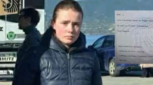 Εξαφάνιση Λόρας: Αυτό είναι το λακωνικό μέιλ της Lufthansa στην ΕΛΑΣ - "Ταξίδεψε μόνη της..."