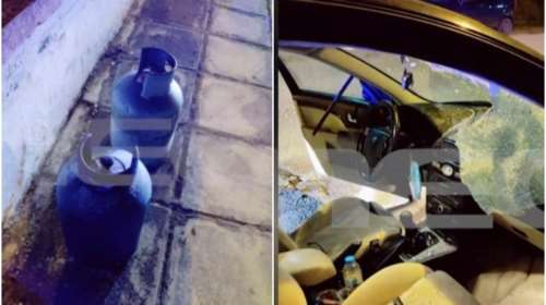 Εσπασαν το παρμπρίζ και έβγαλαν από το ΙΧ με τις φιάλες υγραερίου τον πατέρα και τα δύο παιδιά [εικόνες]