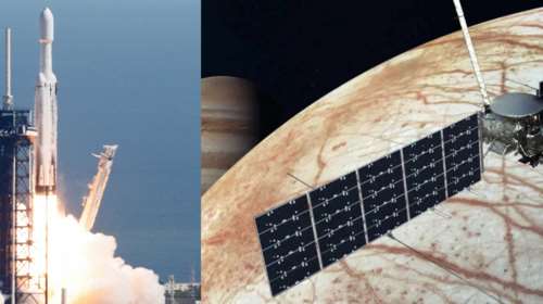 NASA: Το διαστημόπλοιο Europa Clipper εκτοξεύτηκε για να μελετήσει αν δορυφόρος του Δία μπορεί να φιλοξενήσει ζωή