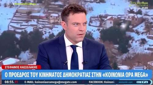Κασσελάκης: Εάν η κυβέρνηση δεν μπορεί να διασφαλίσει την ασφάλεια των πολιτών, τότε να αφήσει χώρο σε κάποιον άλλον