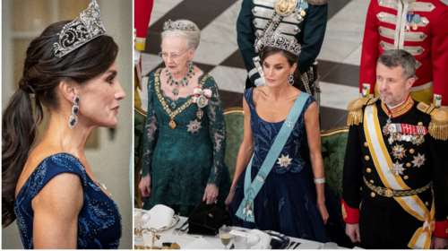 Η τιάρα που έβγαλε μάτι και τα σκουλαρίκια της πεθεράς: Η Λετίσια ντύθηκε βασίλισσα και έκανε μια εμφάνιση υπερπαραγωγή