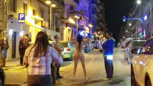 Θεσσαλονίκη - Απίστευτο περιστατικό: Γυναίκα βγήκε γυμνή σε κεντρικό δρόμο