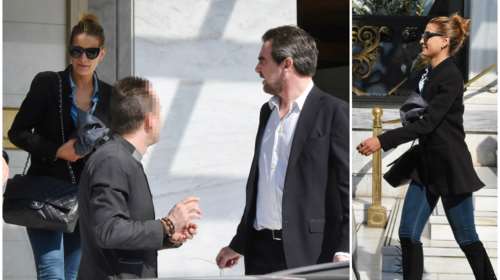 Νικόλαος - Τατιάνα: Αποχαιρέτησαν τους συγγενείς τους - Το απίθανο casual look της Μπλάτνικ