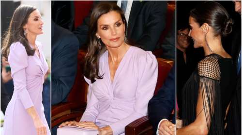 Θεά με λιλά και μαύρο στην Ανδαλουσία η Λετίσια: Το μεγάλο σκίσιμο που την προβλημάτισε και το θεϊκό μακραμέ