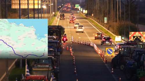 Μπλόκα: Τι λέει η ΕΛΑΣ για την κλειστή Εθνική οδό και τις ουρές χιλιομέτρων στο Μαρτίνο - Χάρτες με τις εναλλακτικές διαδρομές