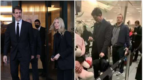 Μόνος στην ουρά του αεροδρομίου ο Παύλος - Η επιστροφή στη Νέα Υόρκη χωρίς τη Μαρί Σαντάλ