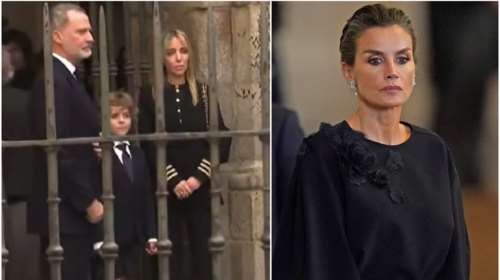 Νάντια Χαλαμανδάρη: Έσπασε το πρωτόκολλο στην κηδεία του πρώην συζύγου της - Η υπόκλιση στην αλάνθαστη Λετίσια