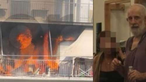 Πέτρος Φιλιππίδης: Ντοκουμέντο - Η στιγμή που το σπίτι τυλίγεται στις φλόγες - &quot;Δεν έχει ούτε ρούχα να φορέσει&quot; [βίντεο]