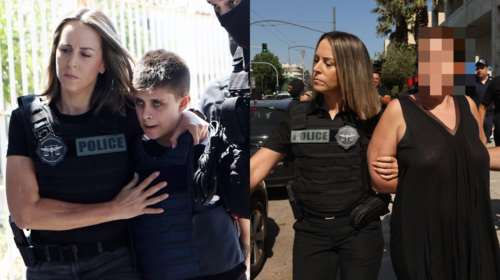 ΕΛΑΣ: Ποια είναι η αγέρωχη αστυνομικός που συνοδεύει τη Μουρτζούκου και τη 43χρονη πρώην σύζυγο του Πολωνού