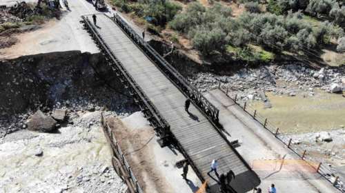 Μαγνησία: Πυρετός εργασιών για να αποκατασταθεί η κυκλοφορία - Ο στρατός εγκαθιστά γέφυρες τύπου Belley [εικόνες]