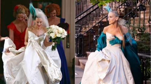 Déjà vu: Η απόλυτη θεά Σάρα Τζέσικα Πάρκερ νύφη στα 57 της με το iconic νυφικό από το Sex And The City