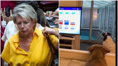 Η Έλενα Ακρίτα σχολιάζει δημοσκόπηση με... Λένιν και την πισίνα της: &quot;Τον γιο της πλύστρας να φοβάσαι...&quot;