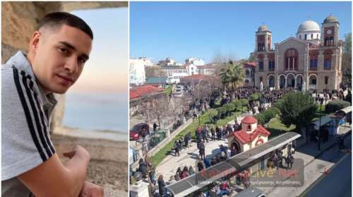 &quot;Μαμά κοιμήσου, θα αργήσω&quot;: Χιλιάδες κόσμου στην κηδεία του 21χρονου Τάσου που σκοτώθηκε στα Τέμπη [εικόνες-βίντεο]