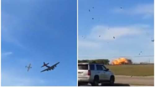 ΗΠΑ: Τραγωδία στον αέρα - Δύο αεροπλάνα συγκρούστηκαν σε αεροπορική επίδειξη [βίντεο]