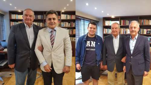 Τα ραντεβού του Καραμανλή με Μπέζα και Τζηκαλάγια και οι... επικές αναρτήσεις: &quot;Μας κρατά από το χέρι...&quot;
