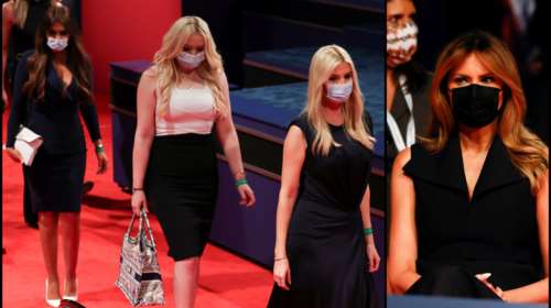 Εκλογές ΗΠΑ 2020: Όλη η οικογένεια Τράμπ ξαφνικά με μάσκα στο debate με τον Μπάιντεν- Πήραν το μάθημα