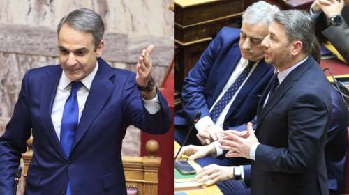 Βουλή: Πρόταση δυσπιστίας κατά της κυβέρνησης - Μητσοτάκης σε Ανδρουλάκη: "Γίνατε ουρά της Κωνσταντοπούλου"