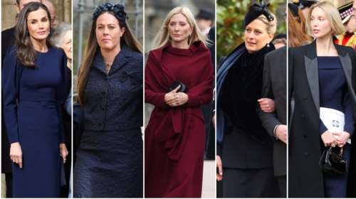 Πένθιμες στο Γουίνδσορ: Οι royals με μπλε και μαύρο, η Μαρί Σαντάλ που ξεχώρισε και η Νίνα Φλορ που ήταν η πιο εντυπωσιακή