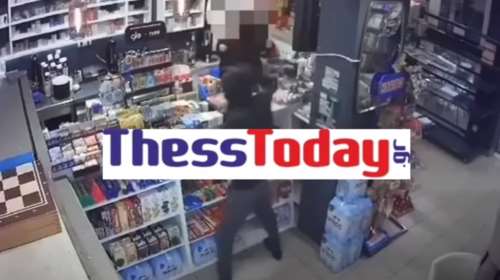 Στιγμές τρόμου για υπάλληλο μίνι μάρκετ στη Θεσσαλονίκη: Τον απείλησε με μαχαίρι και άρπαξε 700 ευρώ σε 30 δευτερόλεπτα [βίντεο]