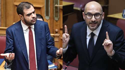 Αρπάχτηκαν Μαρινάκης - Τζανακόπουλος στη Βουλή: &quot;Μιλάτε για χρεοκοπία δέκα χρόνια;&quot; - &quot;Αδιανόητη αλαζονεία&quot;
