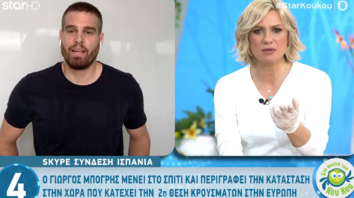 Γιώργος Μπόγρης από Ισπανία: 3.000 ευρώ το πρόστιμο αν βγούμε εδώ και όχι 150 [Βίντεο]