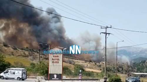 Μεγάλη φωτιά τώρα στη Ναύπακτο: Εκκενώνονται τρία χωριά –  Εκλεισαν τοπικά Ιόνια Οδός και η Αντιρρίου - Ναυπάκτου